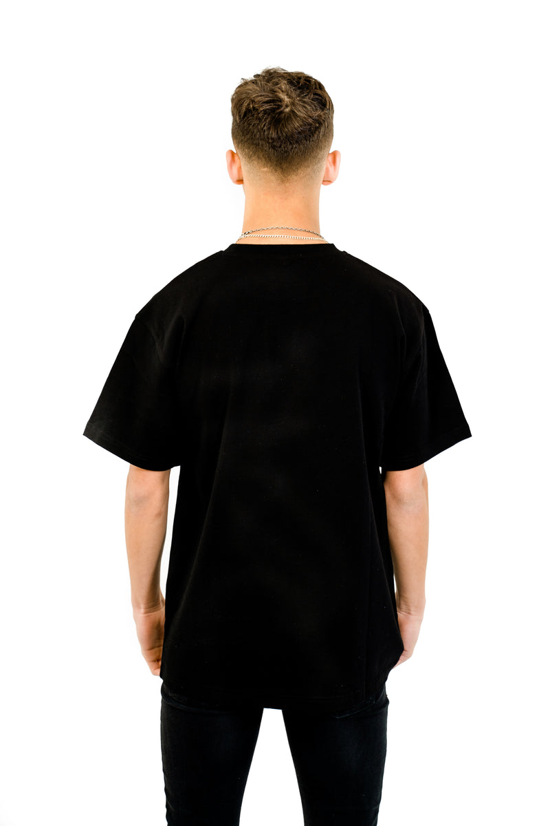 OVERSIZE SIGNATURE T-SHIRT - BLACK