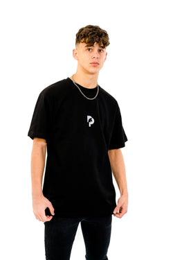 OVERSIZE SIGNATURE T-SHIRT - BLACK