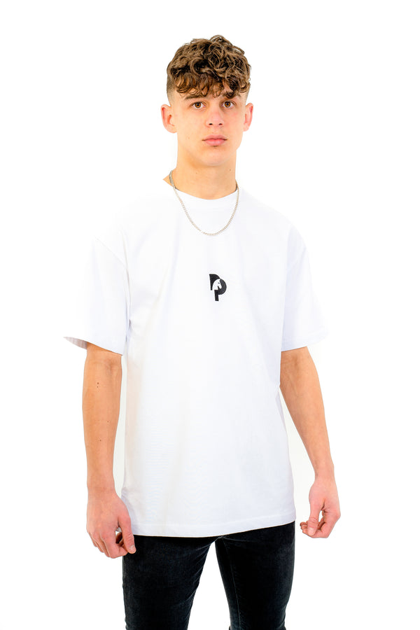 OVERSIZE SIGNATURE T-SHIRT - WHITE